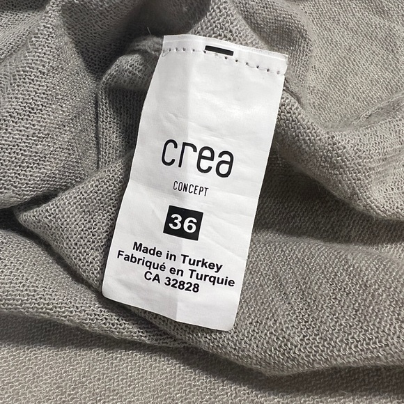 Crea Concepts 36 / 6 cream linen blend tank top - Picture 5 of 6